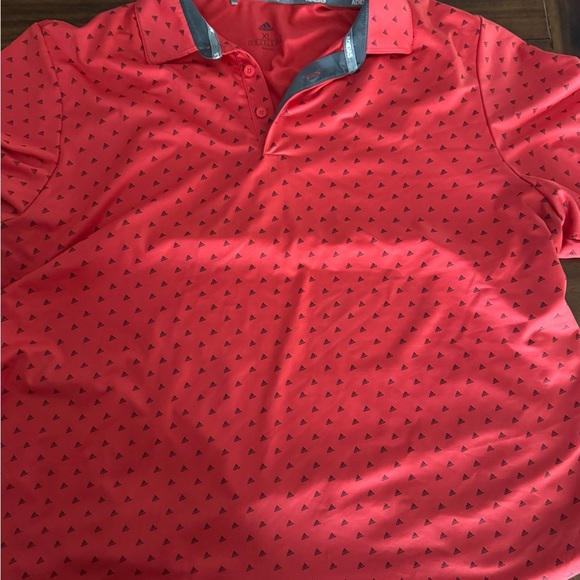 Adidas Men's Red Polo Shirt - Picture 1 of 2